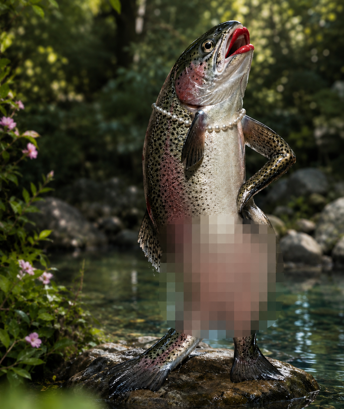 Hot trout ad